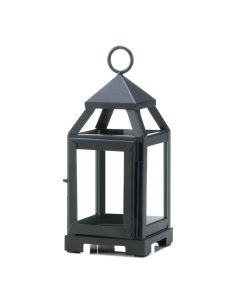 BLACK MINI CONTEMPORARY LANTERN